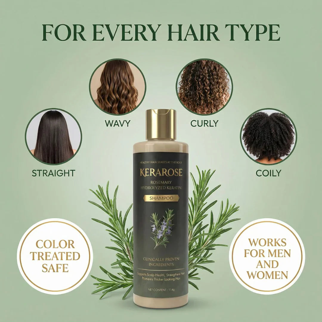 Kerarose Rosemary + Keratin Shampoo (100ml)
