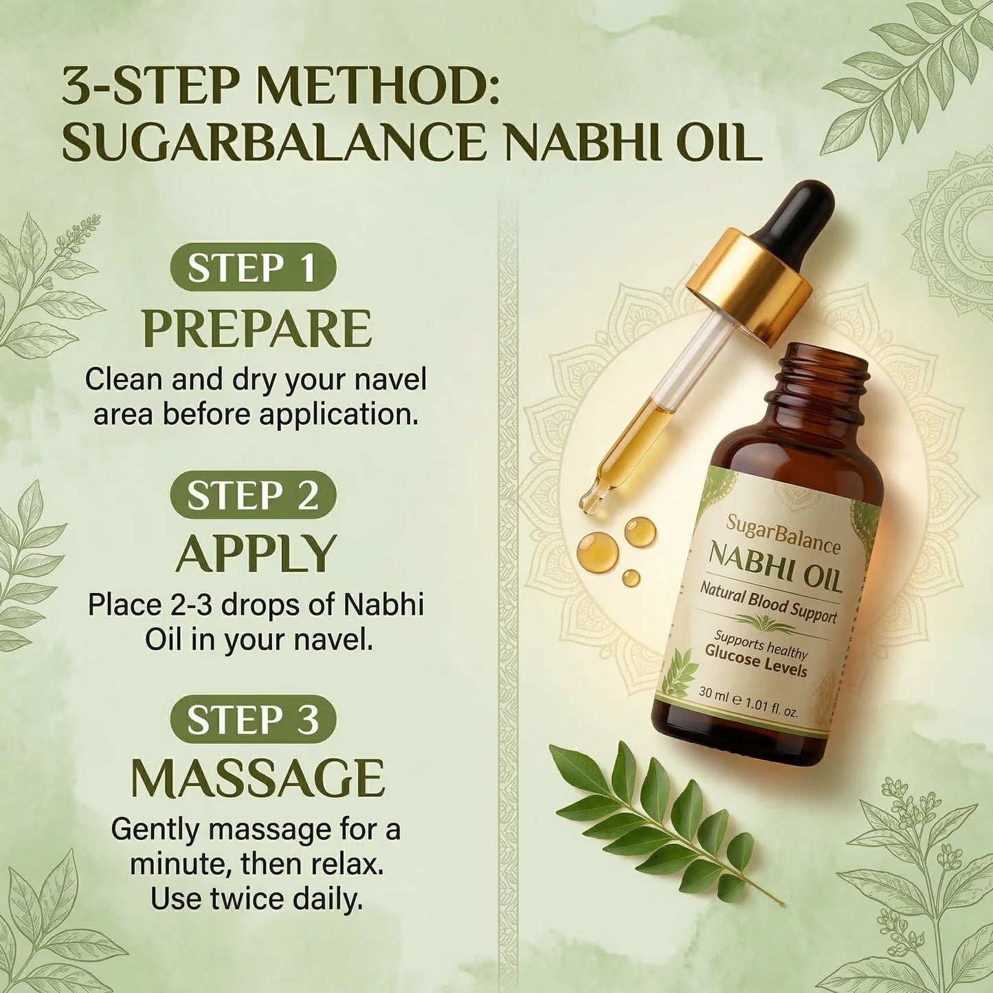 Sugar Balance Nabhi oil